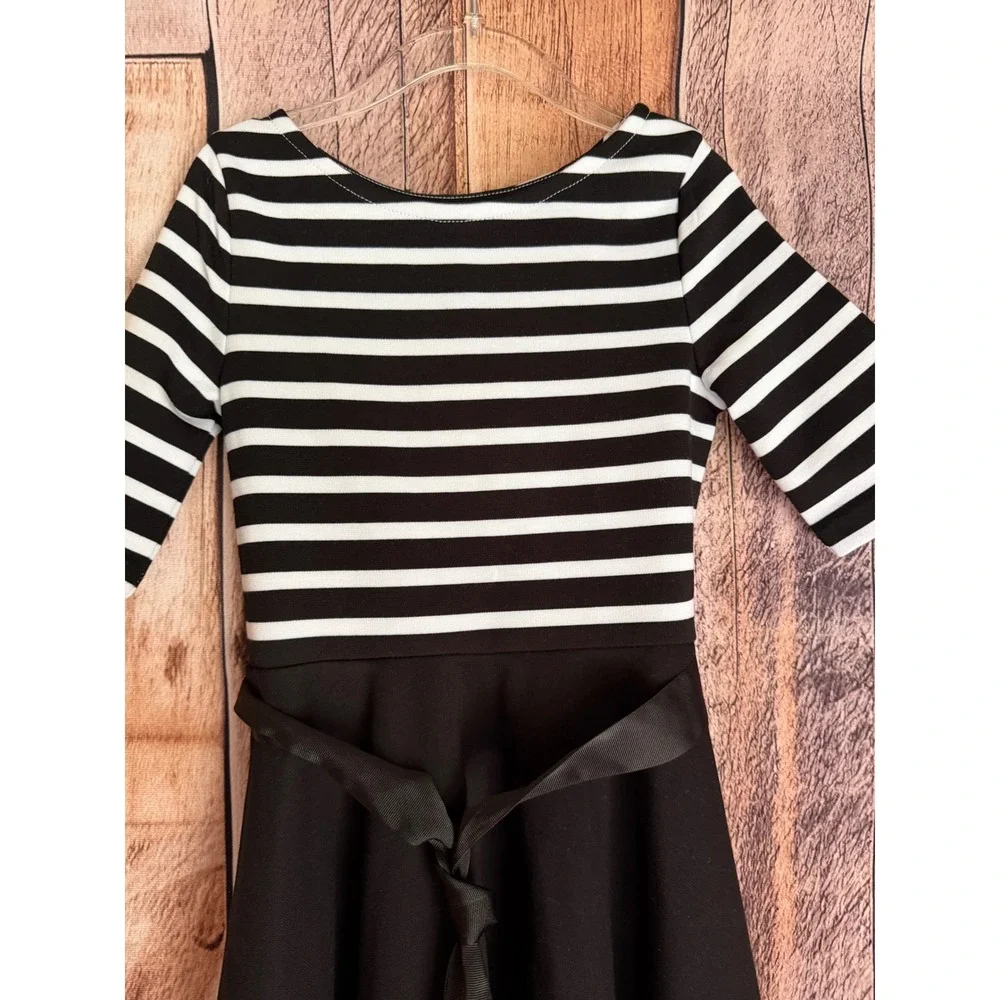 Polo Ralph Lauren Girls Striped Fit & Flare Dress Classic Preppy Girl Size 5 NWT